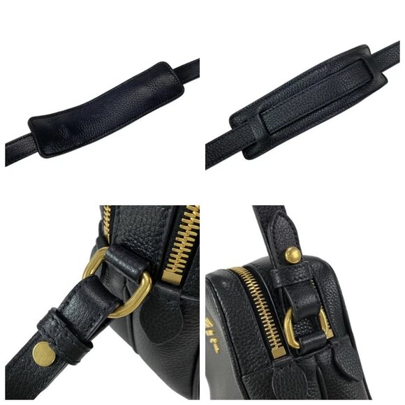 PRADA - Black Leather Shoulder Bag 745-081425 - Picture 7 of 14